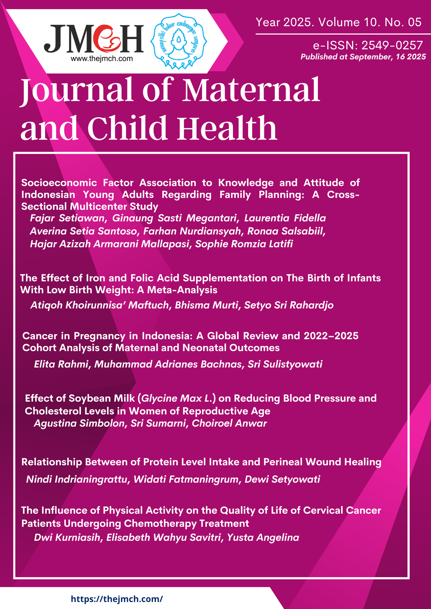 					View Vol. 10 No. 5 (2025)
				